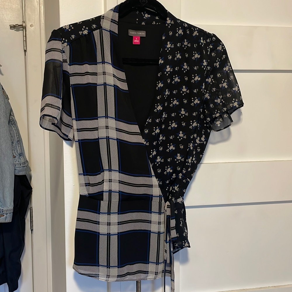 Vince Camuto wrap top
